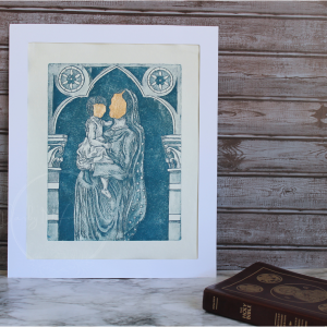 La Guadalupana Intaglio Fine Art (Our Lady of Guadalupe)