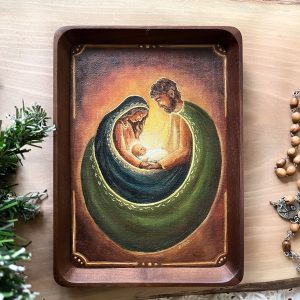 ORIGINAL Holy Family Christmas Painting
