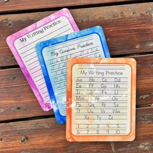 General Handwriting Practice Board: Cursive, Print, or Blank Lines