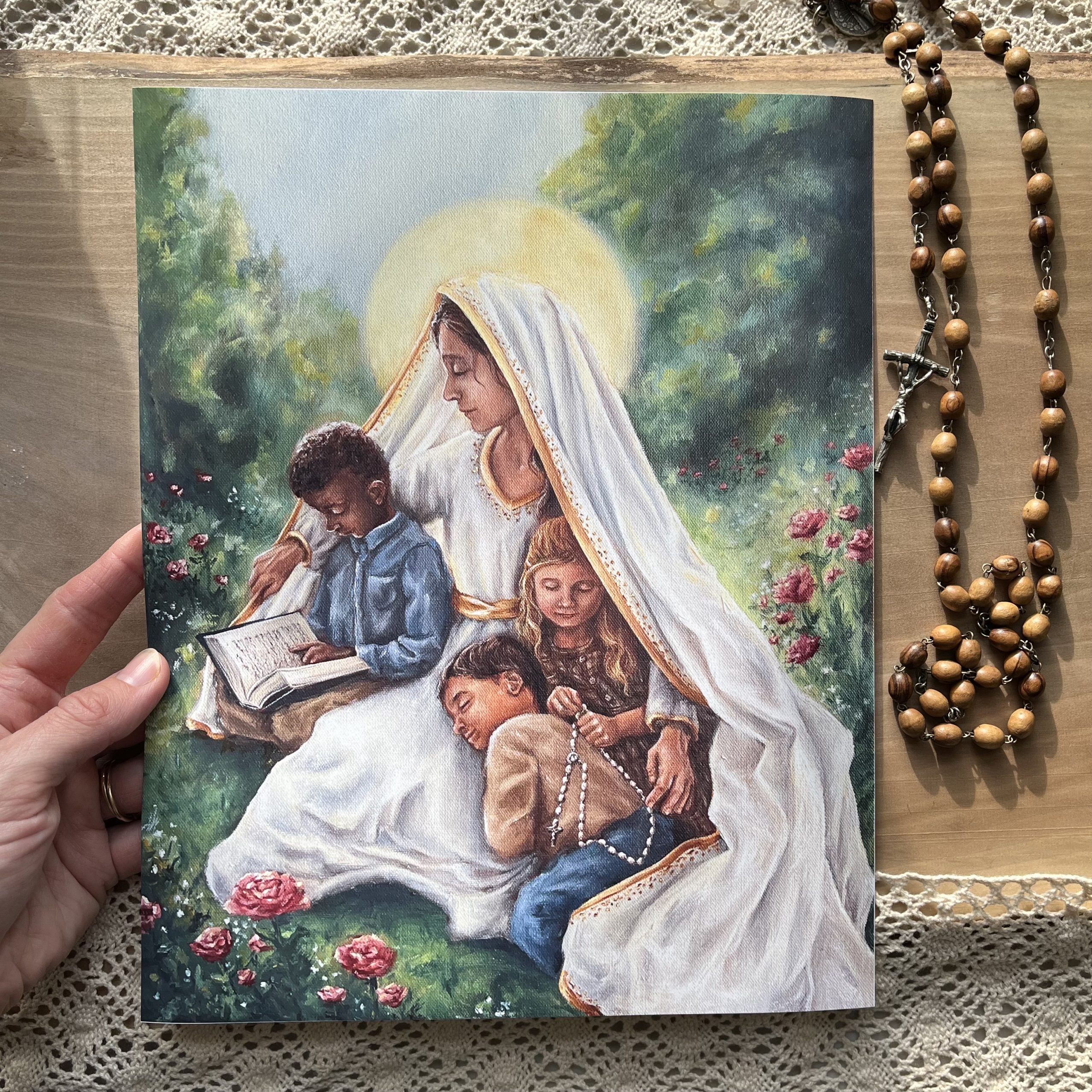 Mantle of Mary original fine art