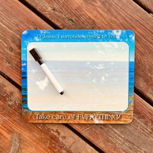 Surrender Novena Catholic Dry-Erase Board for fridges, walls, and other surfaces! Multifunctional