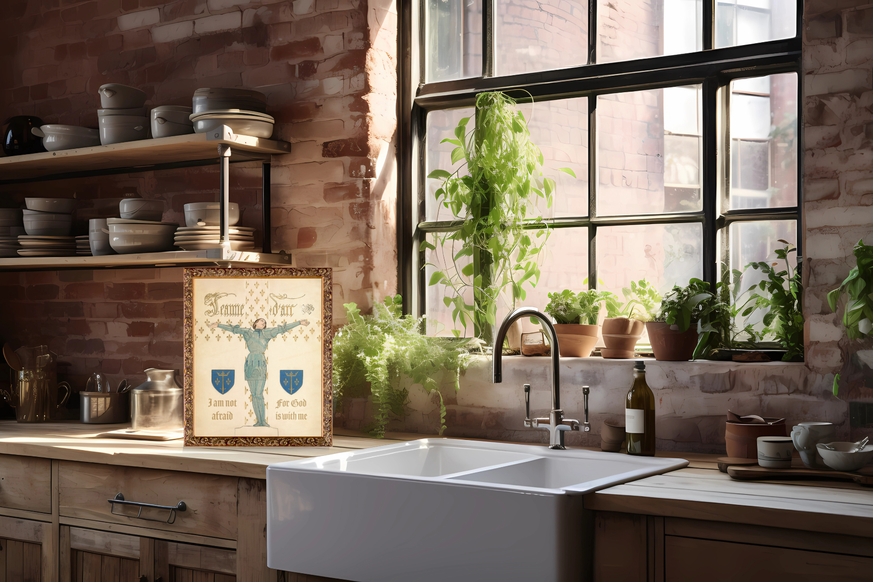 St. Joan of Arc Catholic Inspirational Quote | Vintage Style St. Joan Confirmation Art Print - Image 5