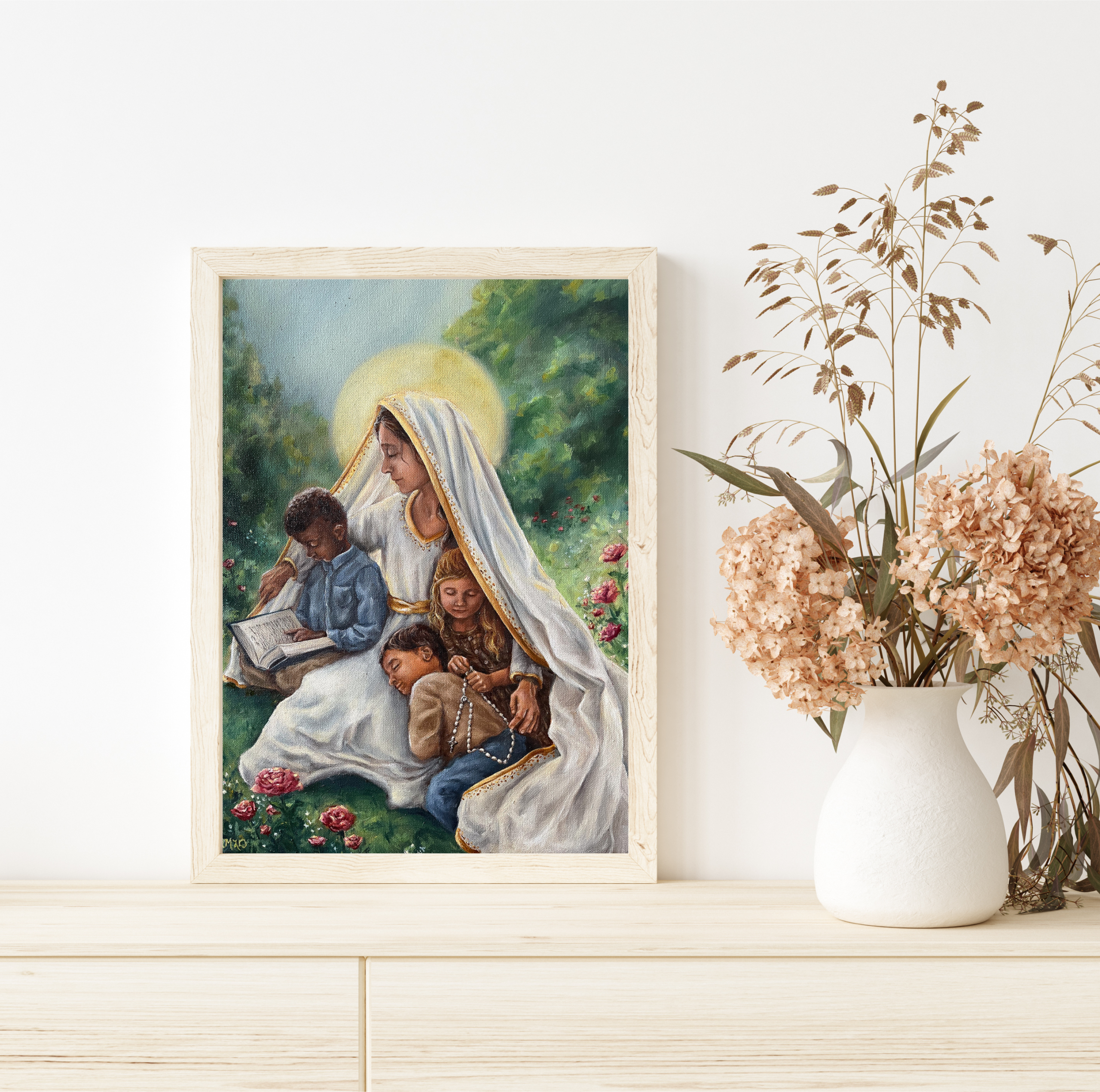 Mantle of Mary Original Art