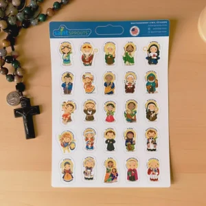 Saint Sticker Sheet - 25 Saint Stickers (Version 2)