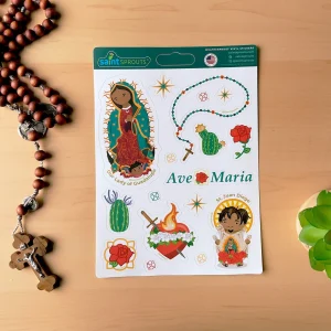 Our Lady of Guadalupe Sticker Sheet / Nuestra Señora de Guadalupe