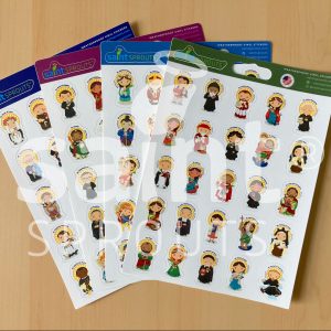 COMPLETE SET: 100 Saint Stickers