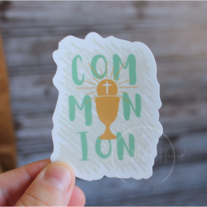 Communion Vinyl Sticker
