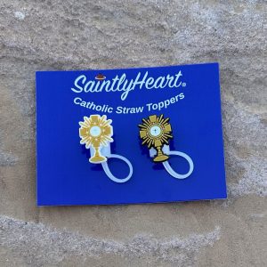 Catholic Straw Toppers: Adoration (a 2 pack!)