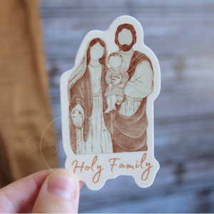 Holy Family Vinyl Sticker