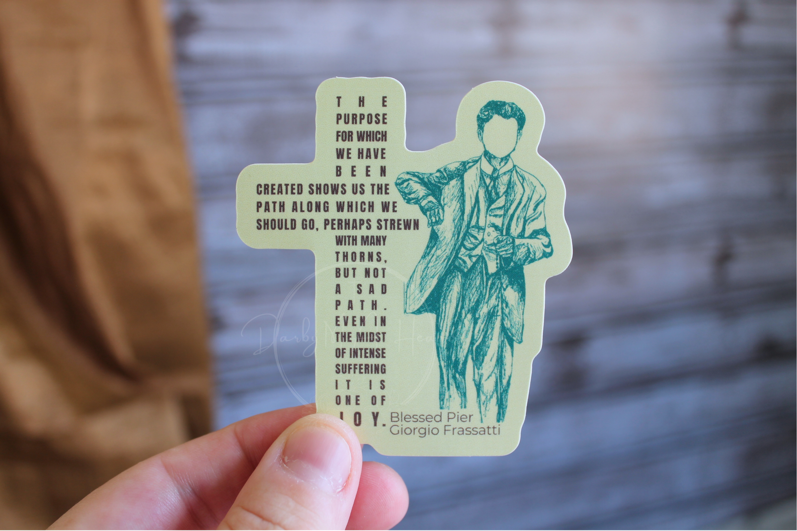 Saint Pier Giorgio Frassatti Vinyl Sticker
