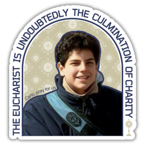 St. Carlo Acutis| Waterproof Sticker | Vinyl