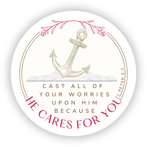 Jesus Cares for You | Waterproof Sticker | Vinyl