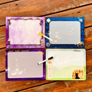 BUNDLE: 4 Liturgical Living Dry-Erase Boards for Catholics with Advent, Christmas, Lent, and Easter