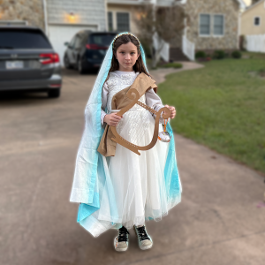 Gold Greek Lyre Harp Prop – Angel Costume, Saint Cecilia