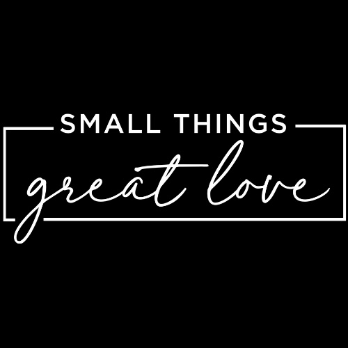 Small Things Great Love Wall Rosary Store