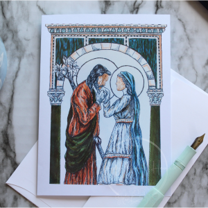 Betrothal of St. Joseph & Our Lady Greeting Card