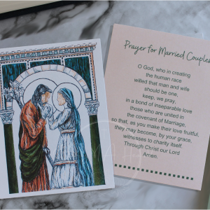 Prayer for Married Couple Holy Card