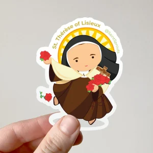 St. Thérèse of Lisieux Sticker / Little Flower Saint