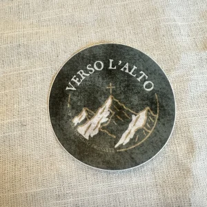 Verso L'Alto Circle Sticker