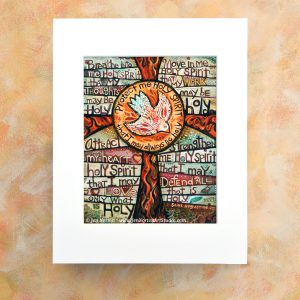 Prayer to the Holy Spirit Matted Art Print