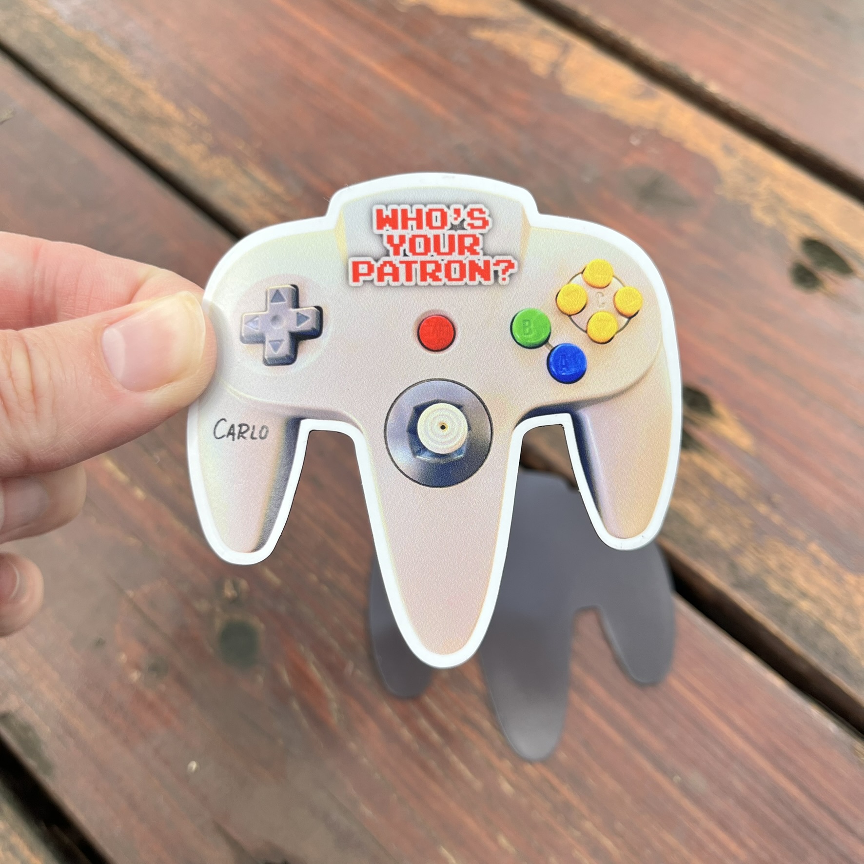 Carlo Acutis-inspired flat die-cut magnet - 3″ × 2.9″ - Great for fridge or locker!