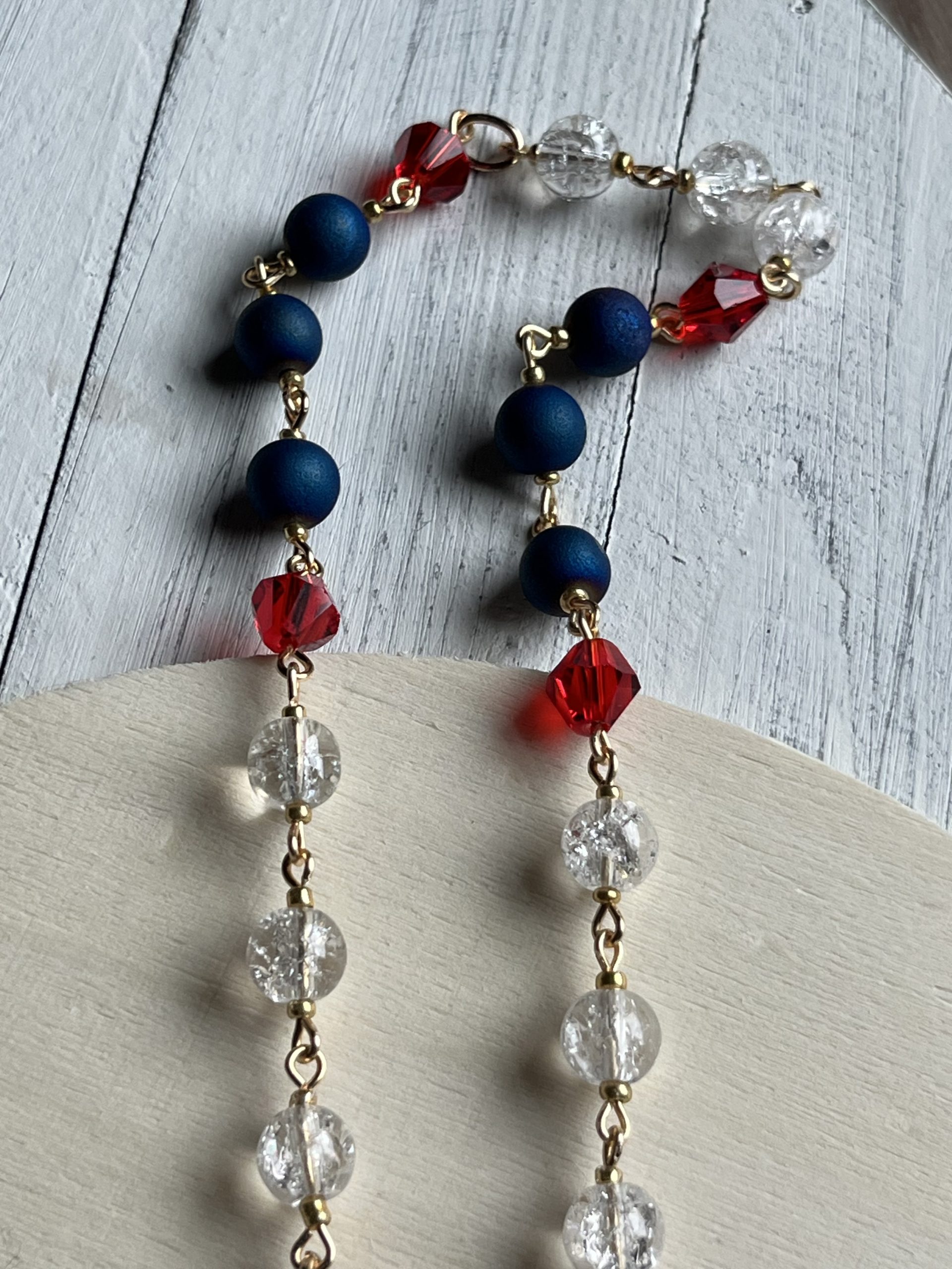 Saint Michael Chaplet: Crystal Rosary, Catholic Prayer Beads - Image 4