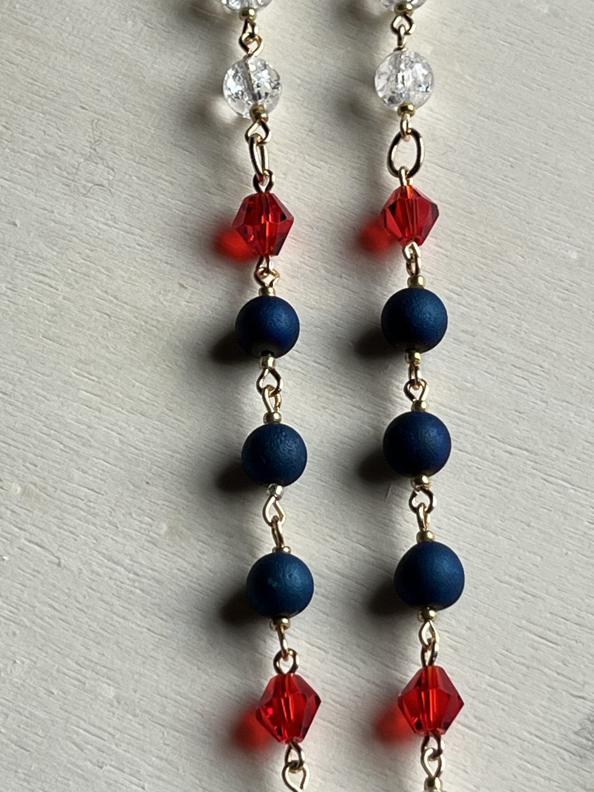 Saint Michael Chaplet: Crystal Rosary, Catholic Prayer Beads - Image 2