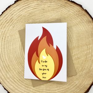 Tongues of Fire Confirmation Greeting Card