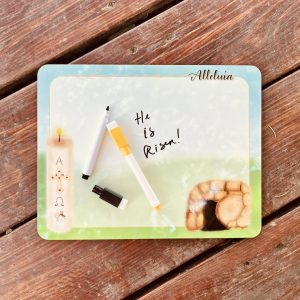 Easter Interactive Dry-Erase Board for Catholics to promote liturgical living with many uses!