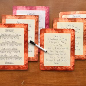 Premade Discounted Holy Communion Prayer Dry-Erase Boards