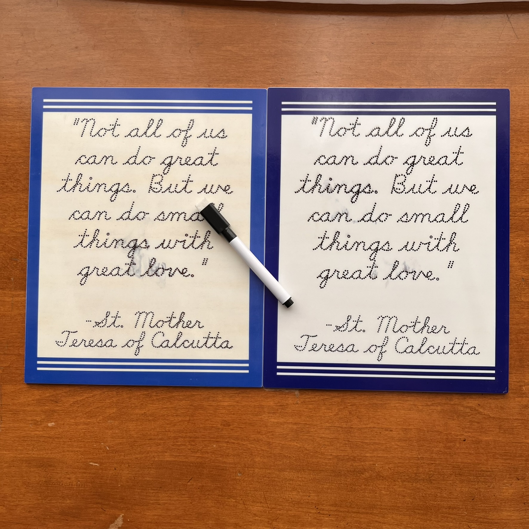 Premade Discounted Saint Quote Dry-Erase Boards - Image 4