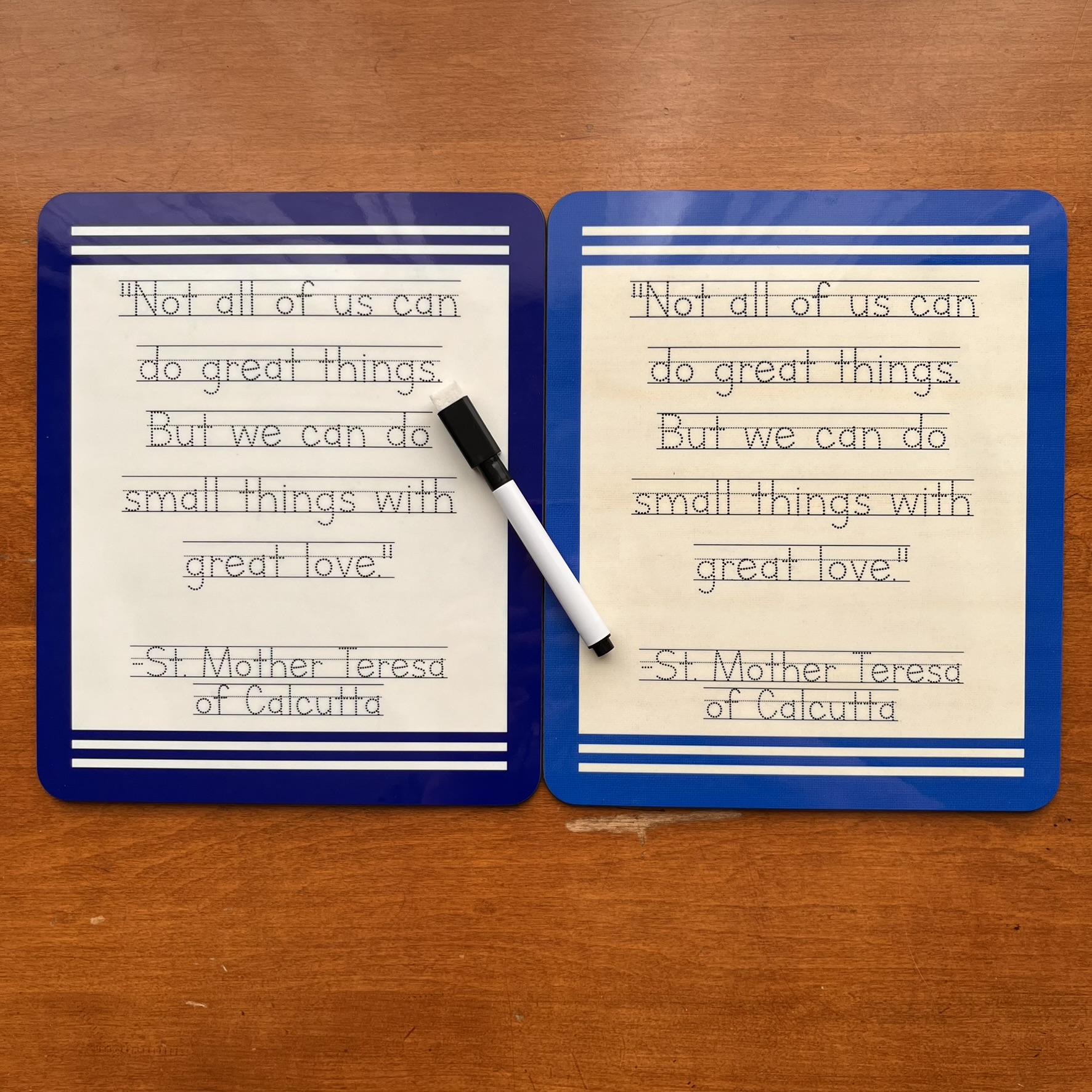 Premade Discounted Saint Quote Dry-Erase Boards - Image 5