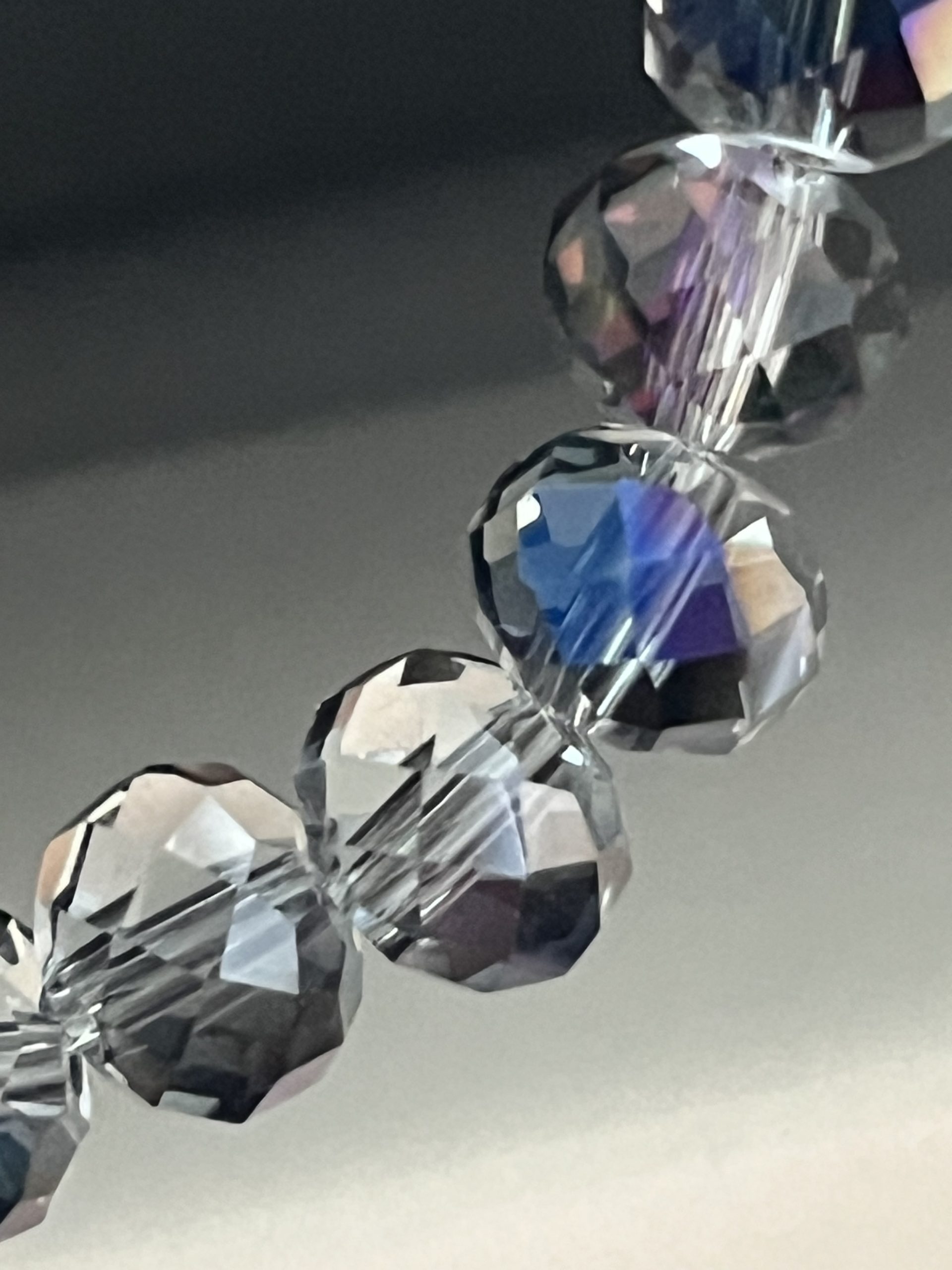 Blue Crystal Catholic Rosary: Miraculous Medal Rosary - Image 6