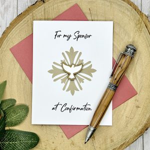 Confirmation Sponsor Card