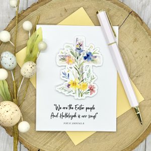 Easter Blessings Greeting Card – Inspired by St. Pope John Paul II