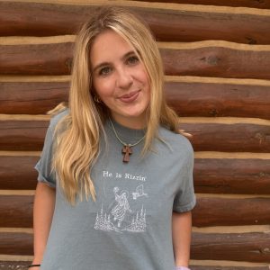 He is Rizzin' Embroidered T-Shirt