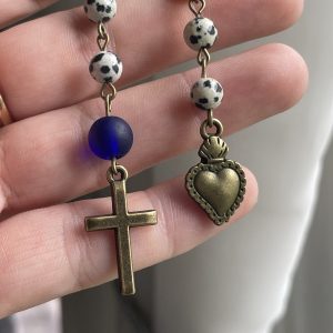 Dalmatian Jasper Single Decade Rosary