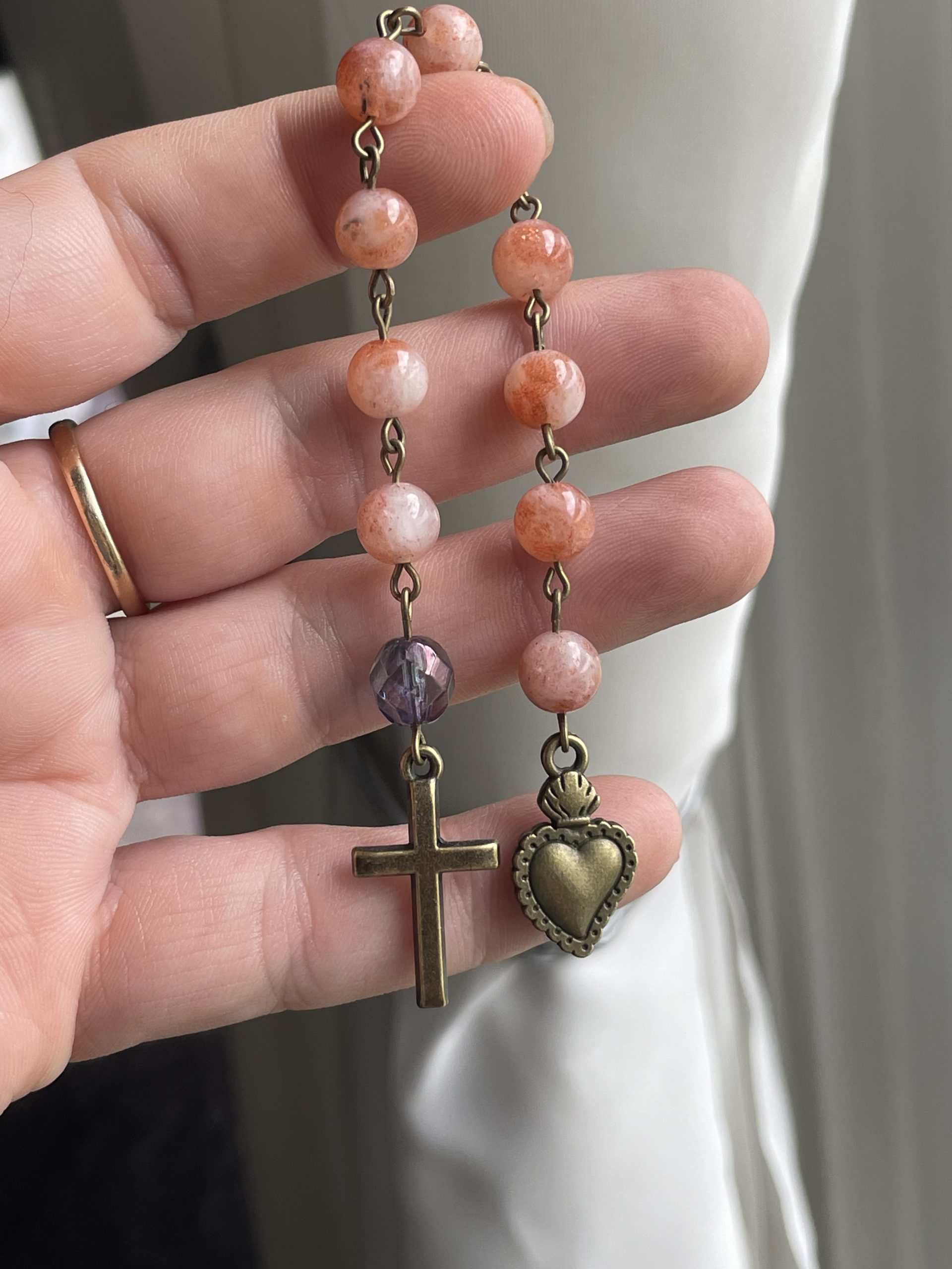 Sunstone Single Decade Rosary - Image 2