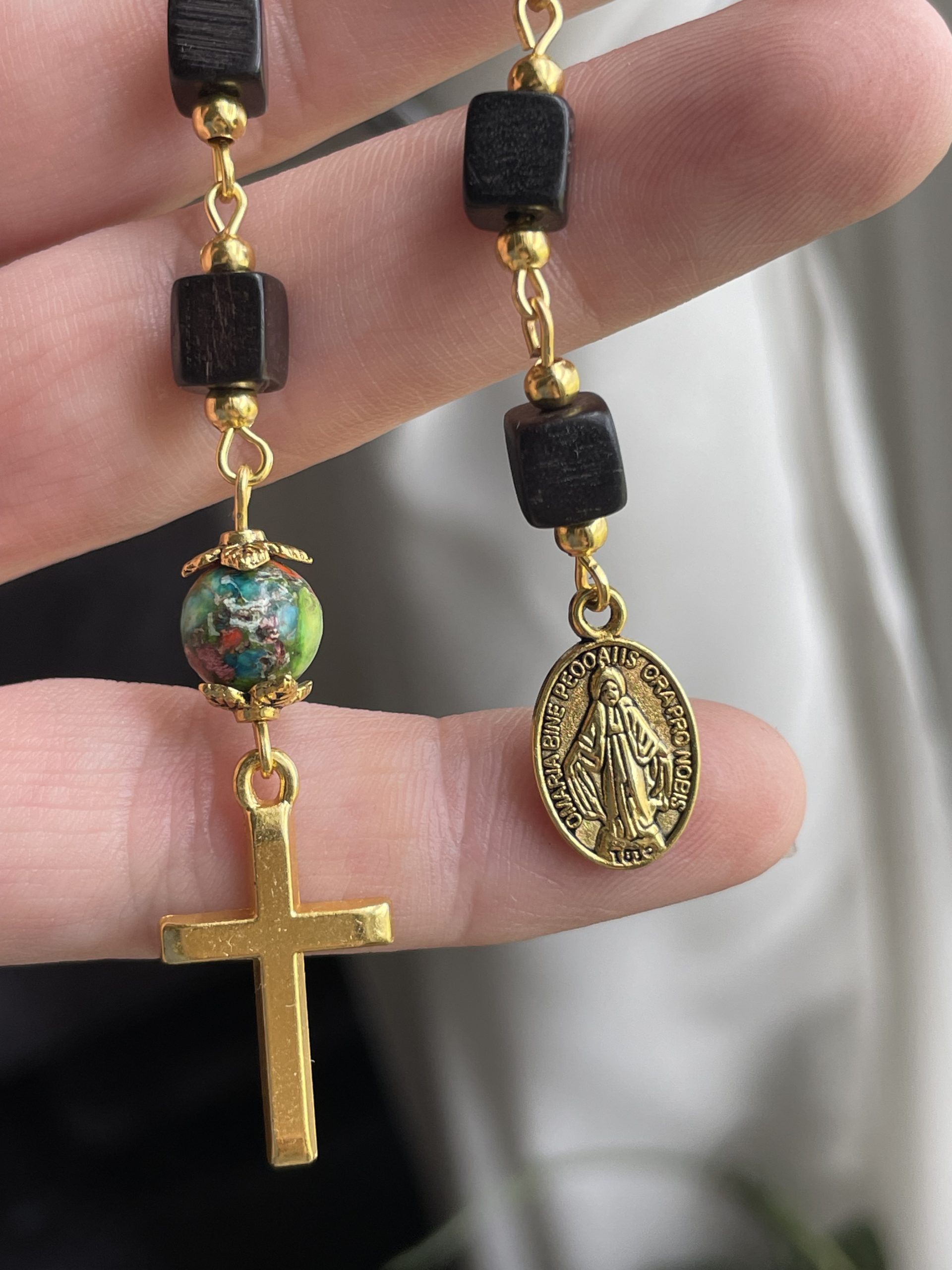 Black Sandalwood Single Decade Rosary