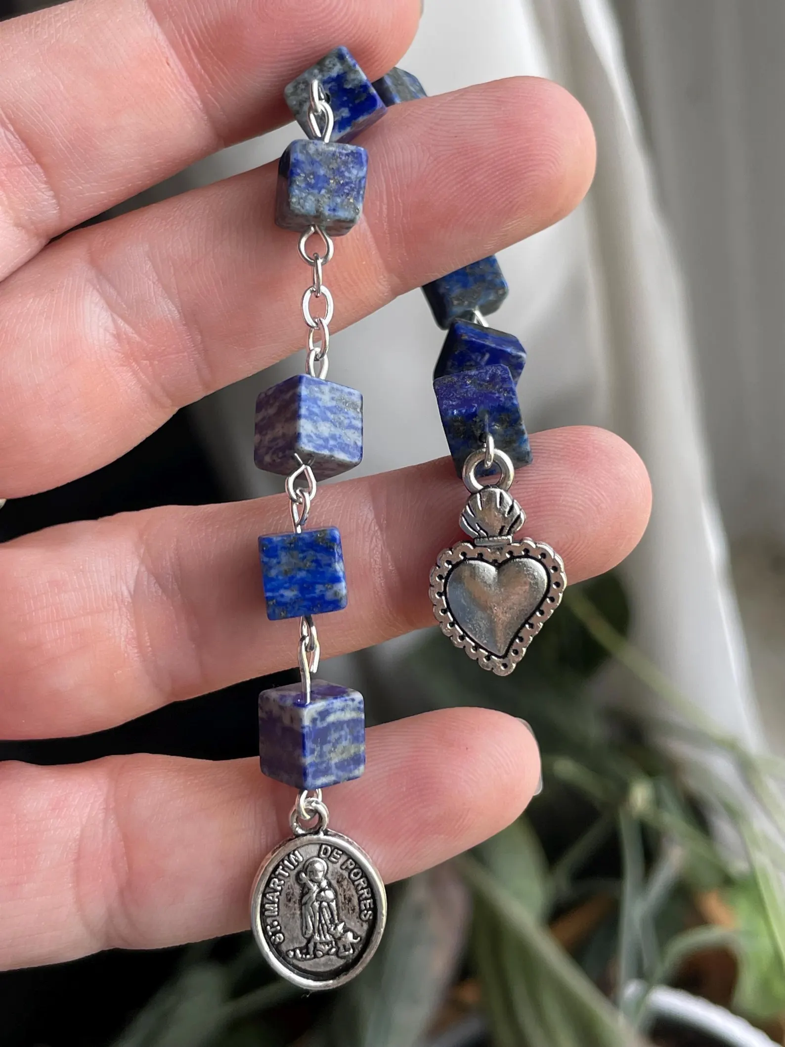 Lapis Lazuli Saint Martin de Porres Chaplet