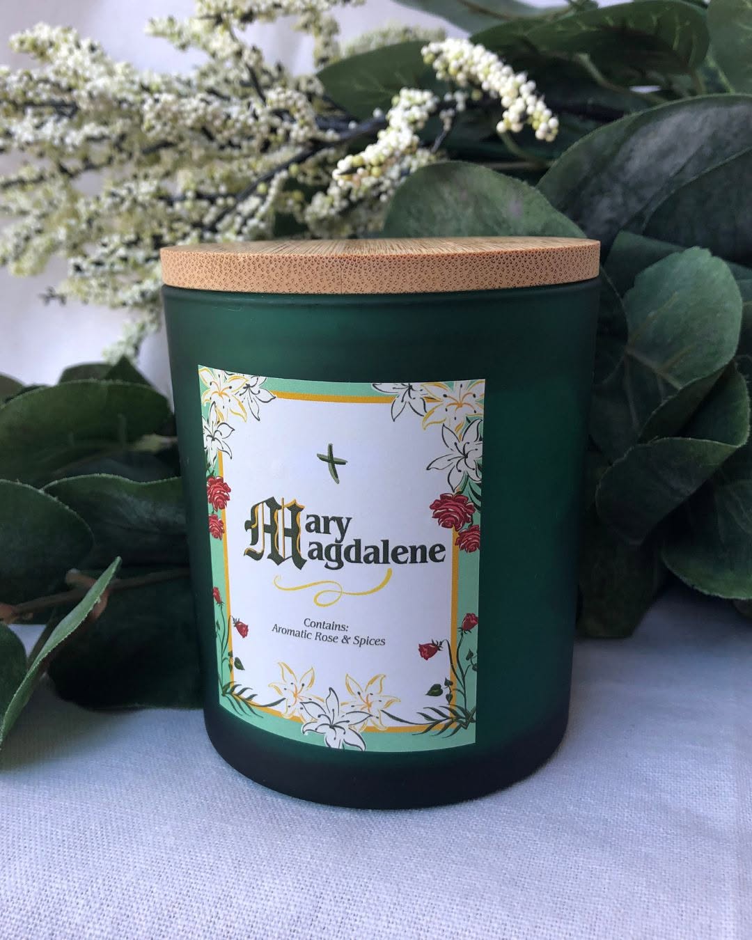 Mary Magdalene - 10 oz Scented Glass Candle