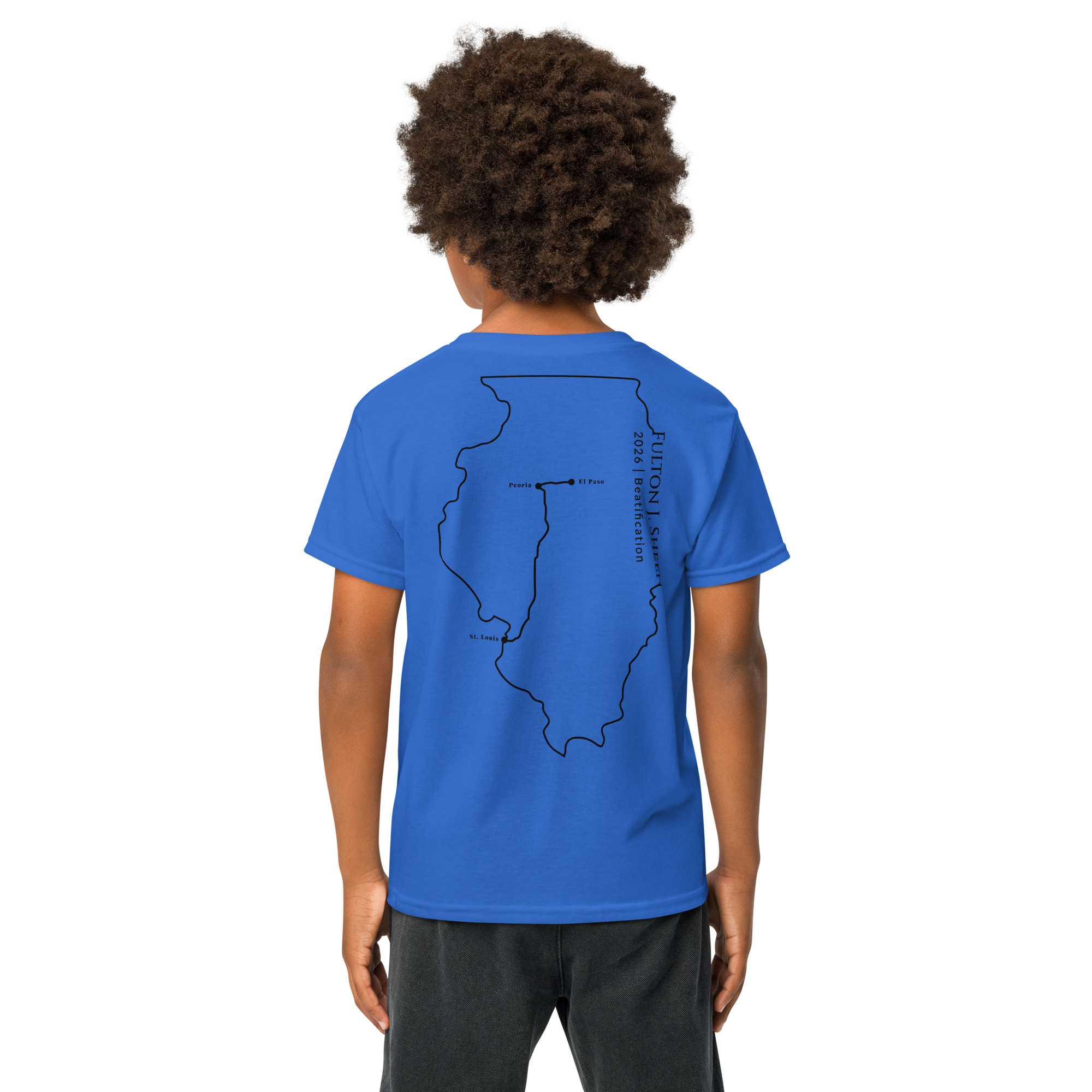 Ink Youth T-Shirt - Ven. Fulton J. Sheen (Matte Black) - Image 5