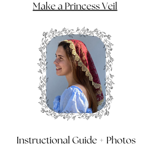 Instant Download – Princess Mantilla Veil – Sewing Pattern and Instructional Guide PDF
