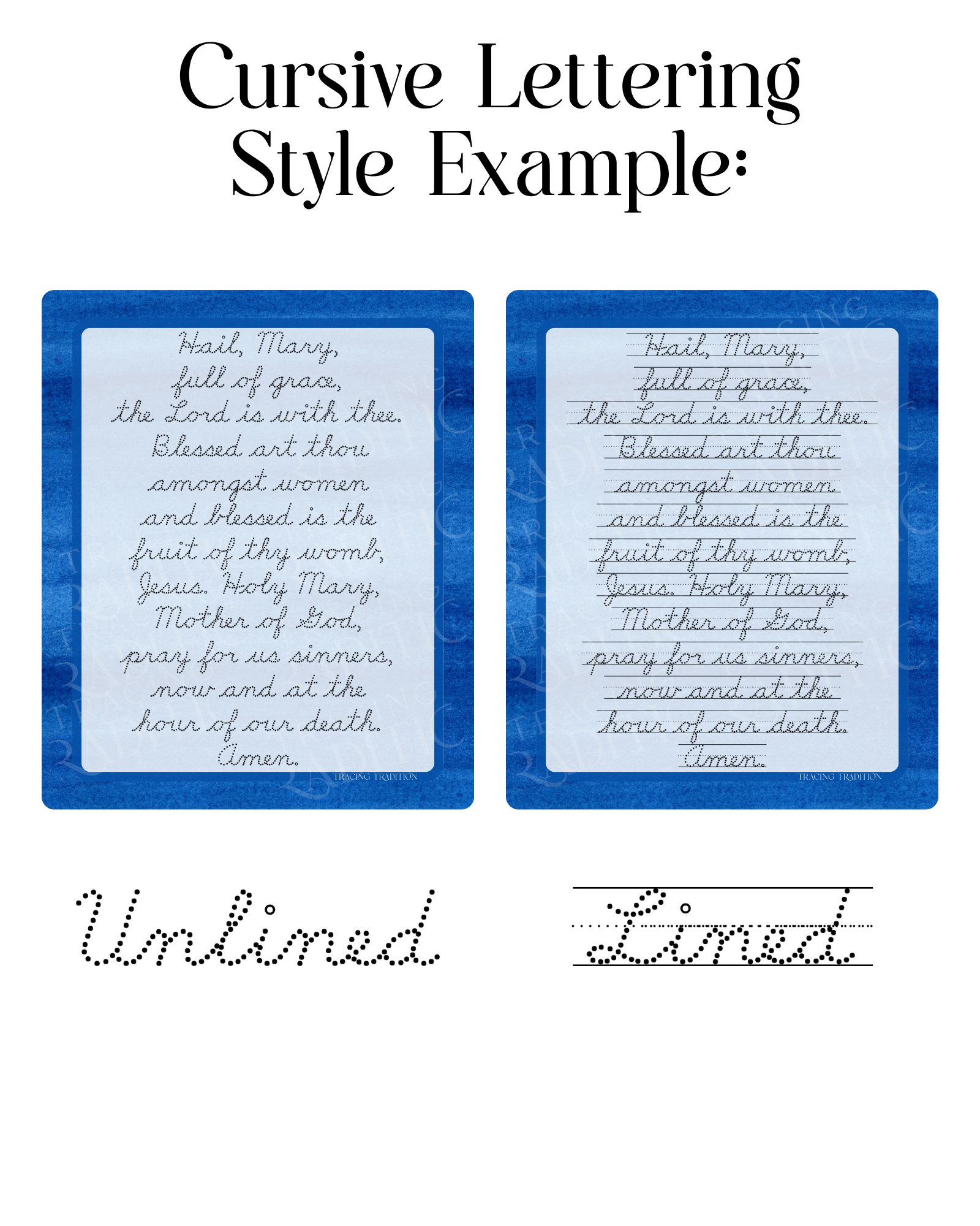 *NEW DESIGN* English Prayer Traceable Dry-Erase Boards - Image 3