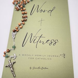 Catholic Mass Journal, Weekly Reflection Notebook, Prayer Journal, Word and Witness Mass Journal