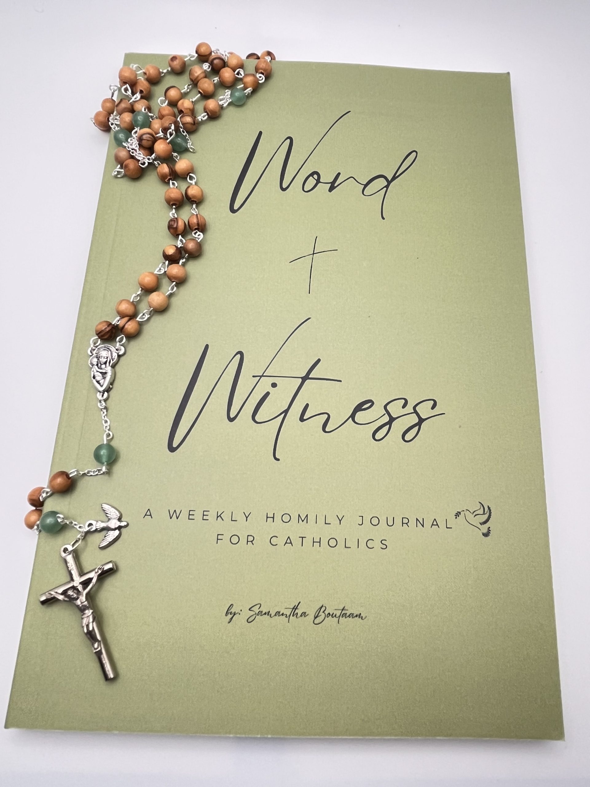 Catholic Mass Journal, Weekly Reflection Notebook, Prayer Journal, Word and Witness Mass Journal