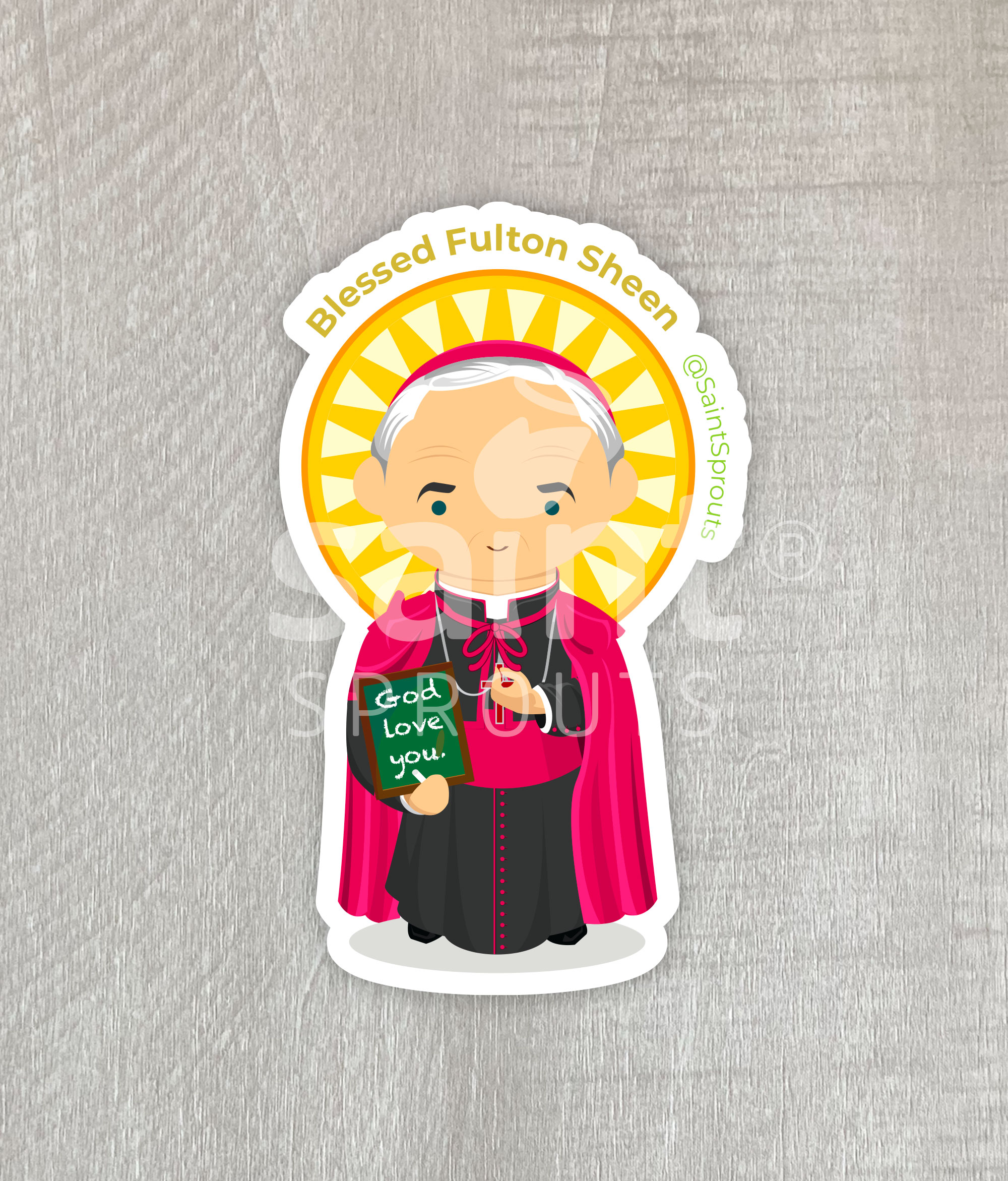Blessed Fulton Sheen Magnet - Image 2