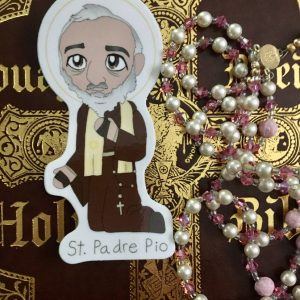 St. Padre Pio 2.5'' Sticker